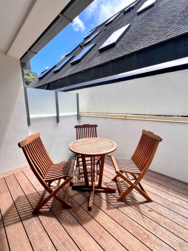 Twin Studio Apartment outdoor area