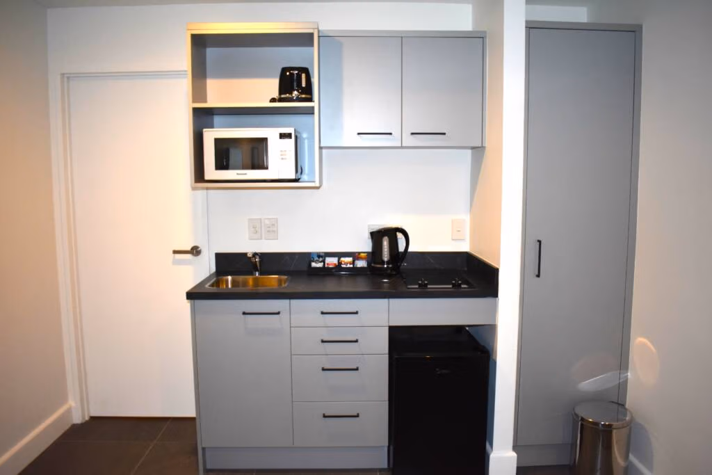 Twin Studio Apartment kitchenette